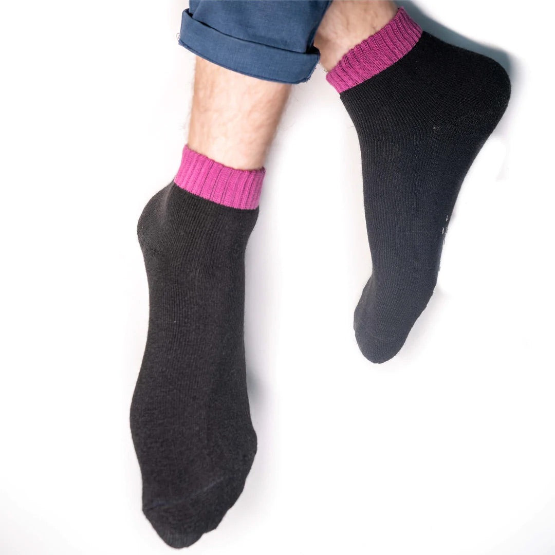 Anti-Slip Black Gripper Socks The Kroave